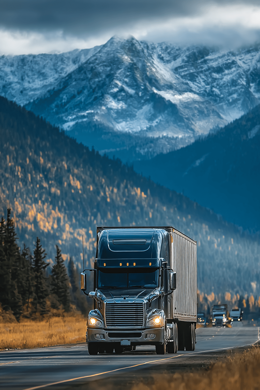 Remorque en chargement complet coordonnée par Trans-Inter Logistik